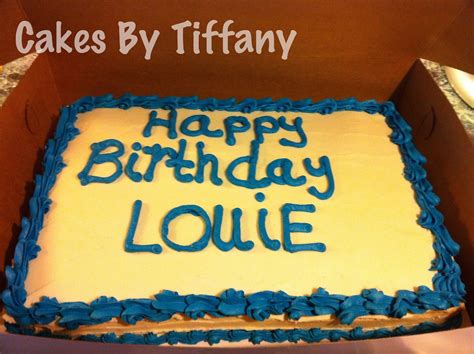 happy birthday louie cake